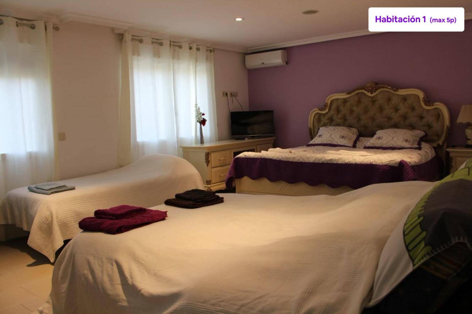 Habitaciones En Chalet Con Piscina Y Jacuzzi En Madrid Algete Exterior foto